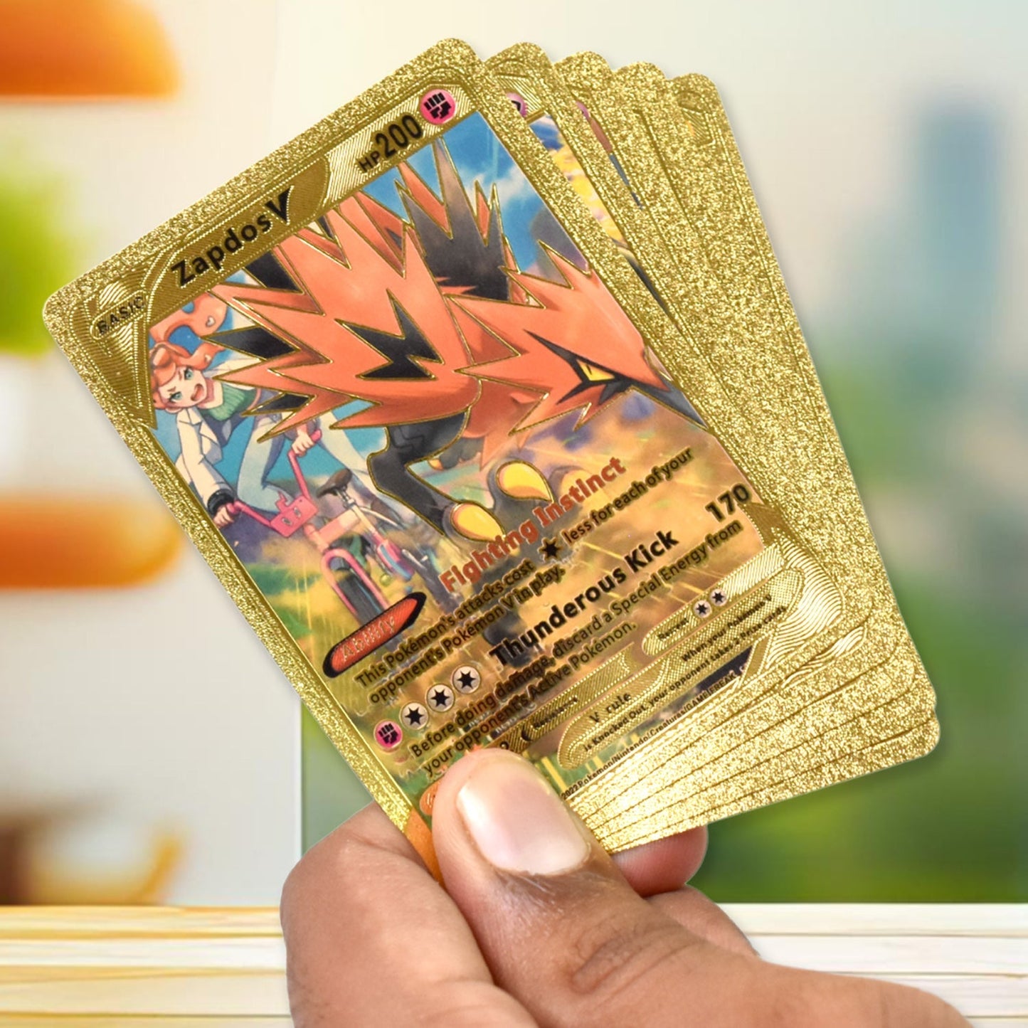 Pocket Monster Golden Trading Playing Cards (55 Pcs Set / Mix Design) Signaturekarts