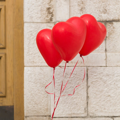 Heart shaped balloons Kinds (20 Pcs Set) signaturekarts