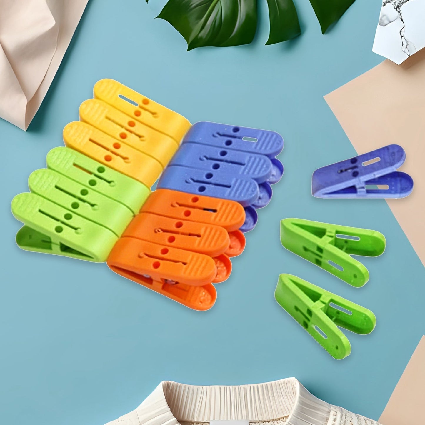 Plastic Cloth Clips for cloth Dying cloth clips (multicolour) Signature Kart