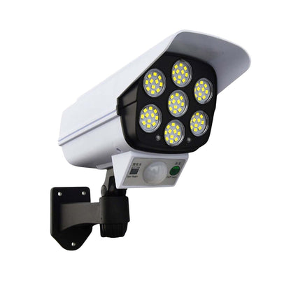 Solar Light Outdoor Motion Sensor Security Camera Shaped Dummy Wall Lamp (1 Pc) signaturekarts