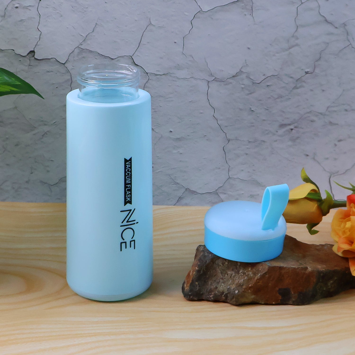 Plastic Water Bottle 400 ML Leak Proof Daily Use Bottle for Children Mix Color 1 Pc signaturekarts