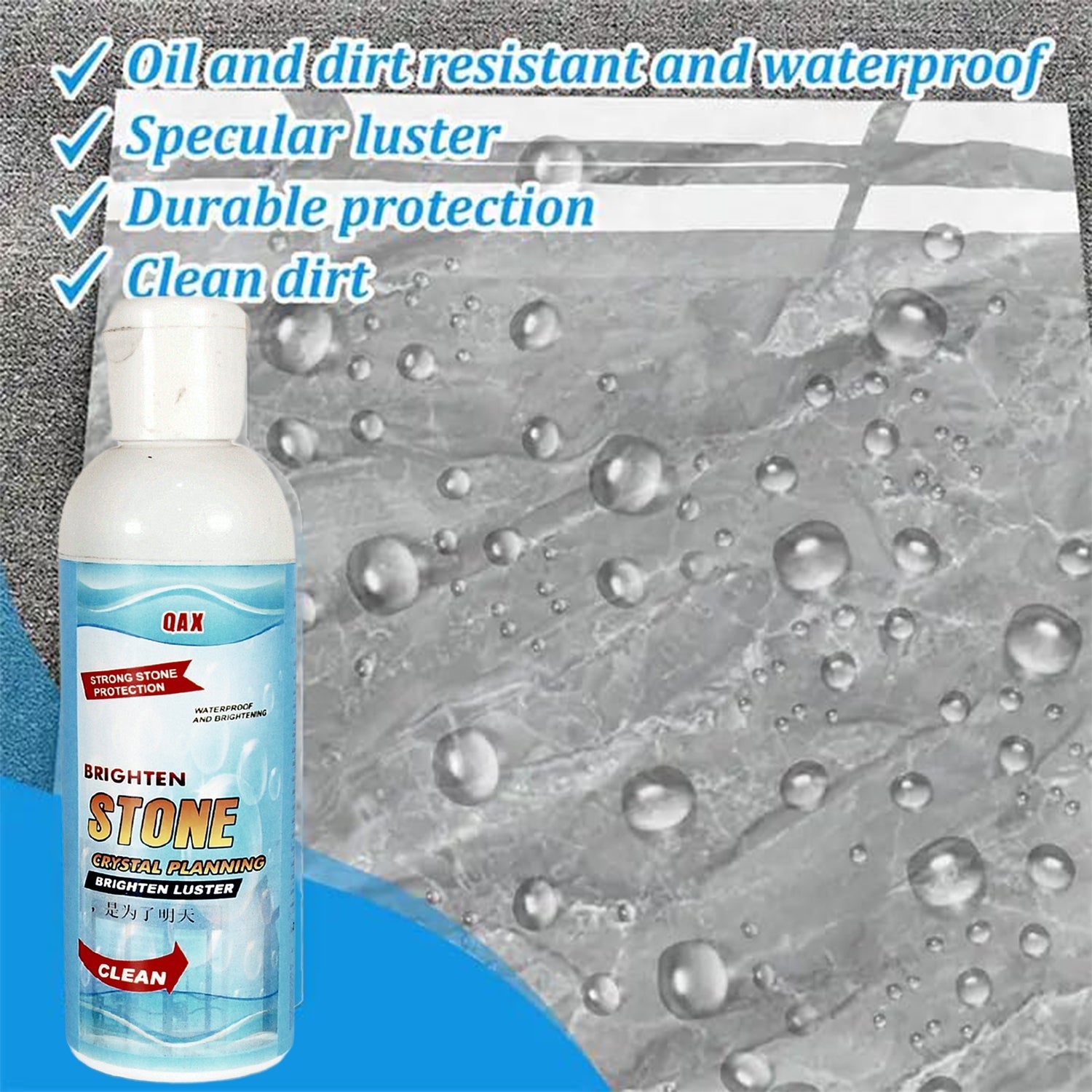 Stone Stain Remover & Crystal Plating Cleaner for Tiles (75 ML) signaturekarts