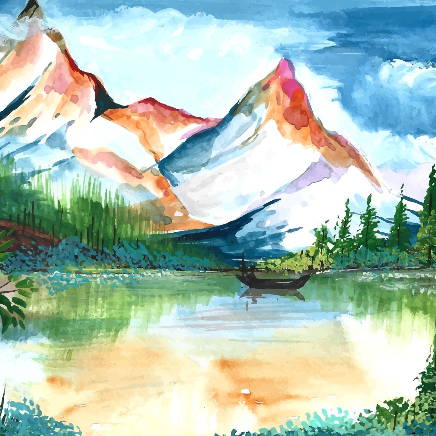 Watercolor Paint Set with 8 Vibrant Colors, Brushes, and Palette The Morsignaturekarts