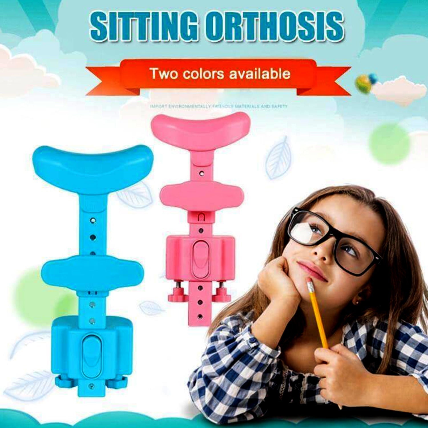 Kids Sitting Posture Corrector Support for Reading & Writing signaturekarts