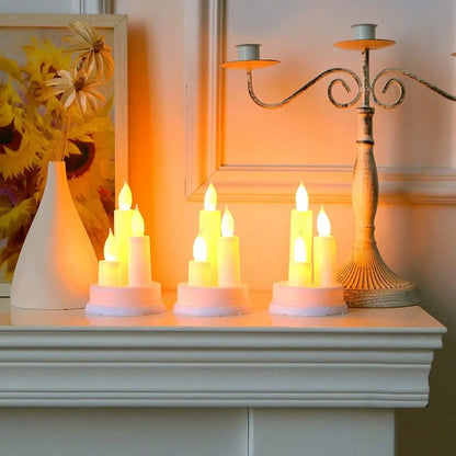LED Taper Candles, Diwali (1 Pc) signaturekarts