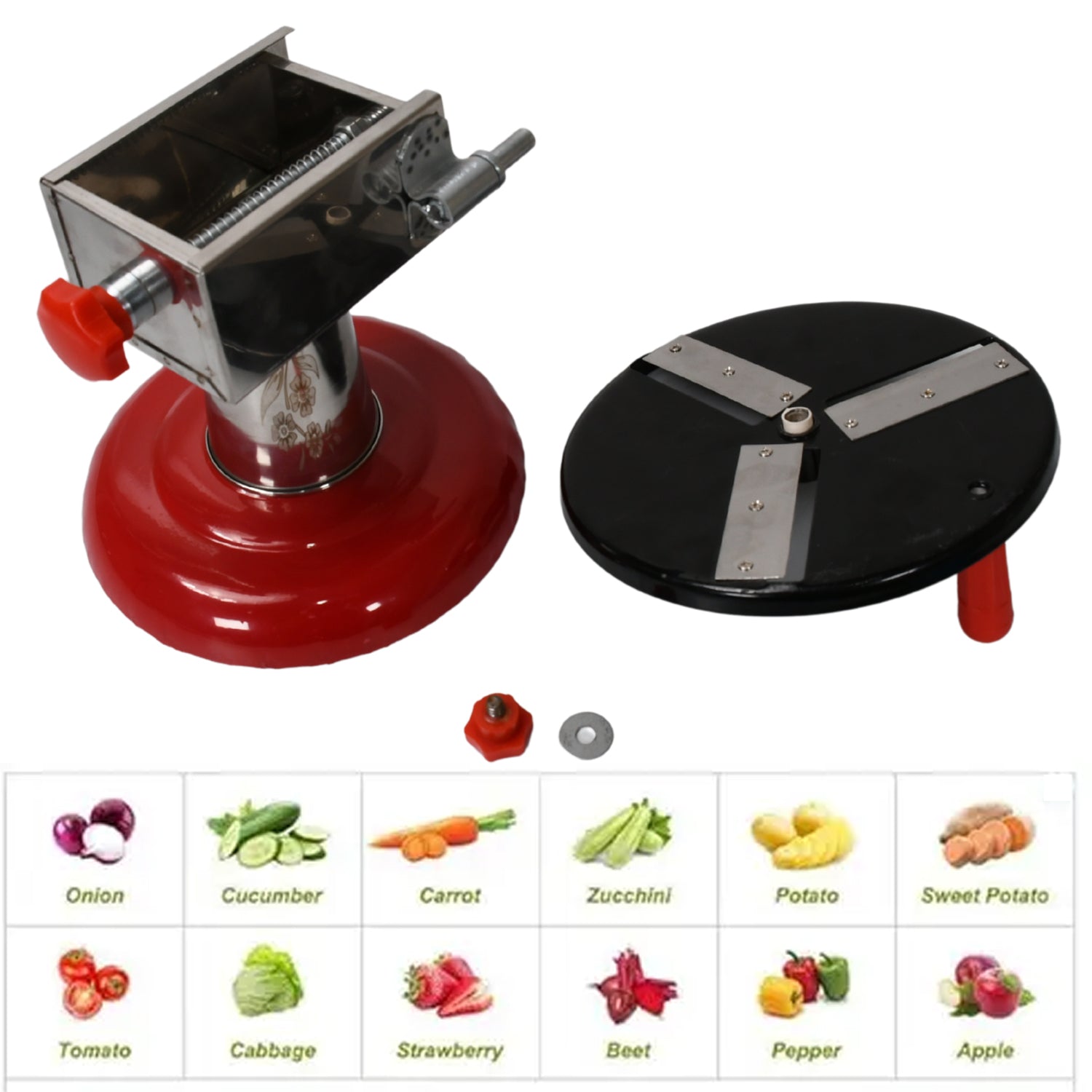Stainless Steel Chips Maker and Vegetable Slicer for Kitchen Potato Slicer Graters and Chippers. Chips Maker is Suitable for Vegetable Cuttings. Chips Maker Consist Hard Coated Iron Wheel and Stand. signaturekarts