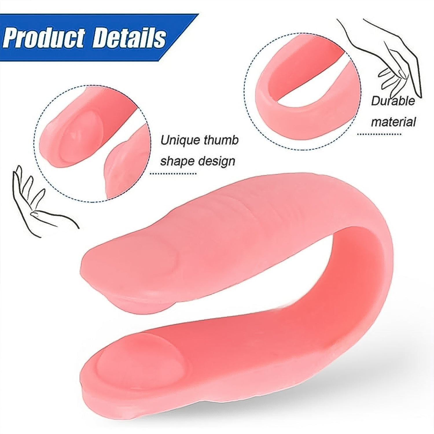 Sugar Control LI4 Acupressure Point Clip, Hand Pressure Massage (1 Pc / Mix Color) signaturekarts
