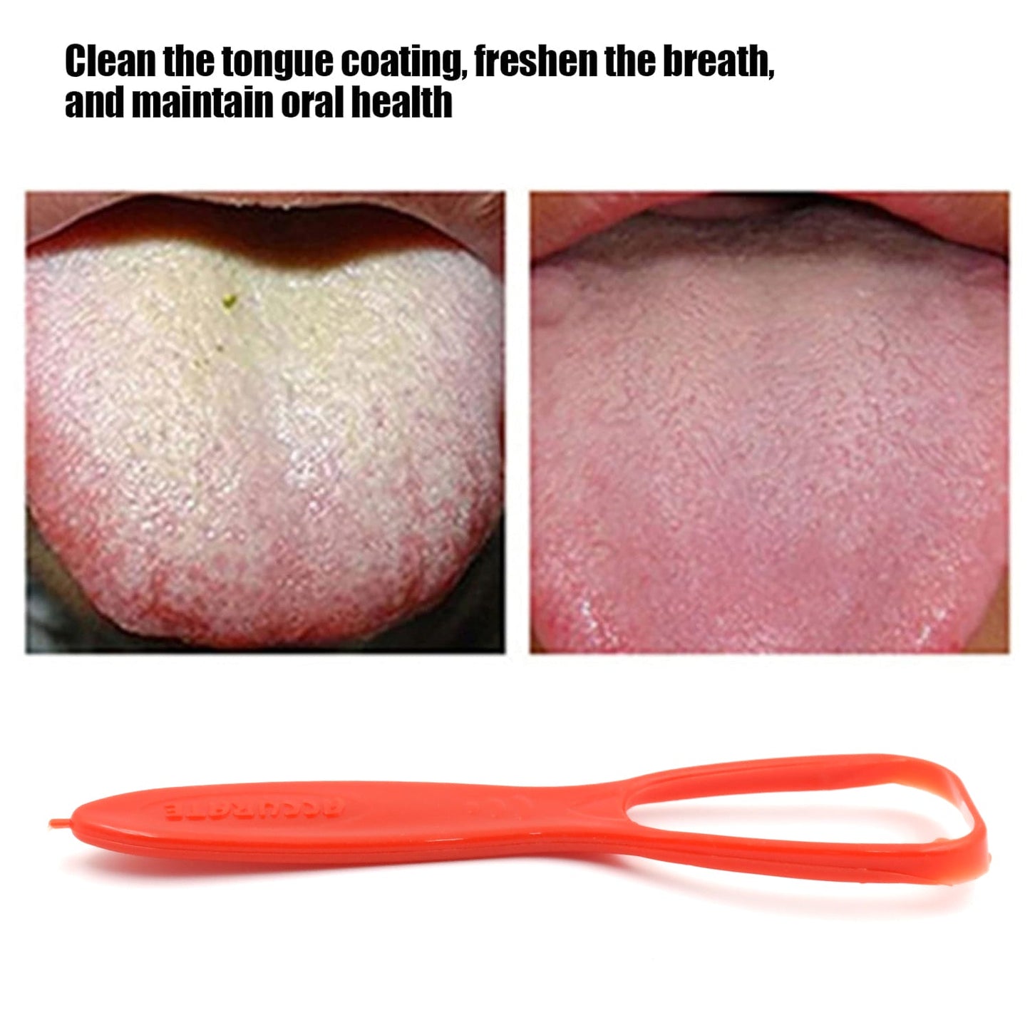 Plastic Tongue Cleaner For Kids & Adults | Tongue Scraper For Bad Breath, Maintain Oral Hygiene for Daily Use | for Fresh Breath & Bacteria Removal | Improved Taste Plastic With Handle Tongue Cleaner (1 Pc ) signaturekarts