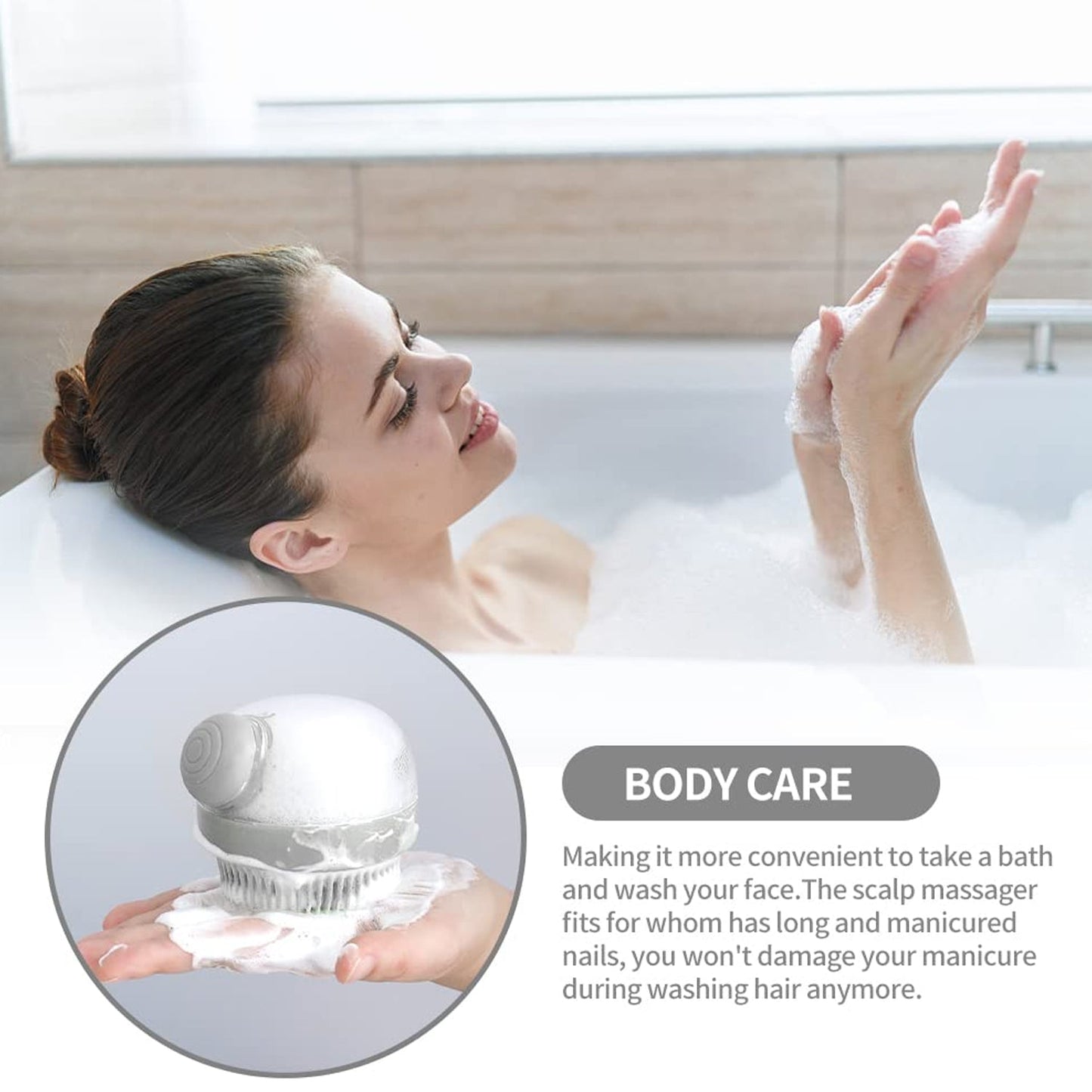 Head Scalp Massager Shampoo Brush (1 Pc) signaturekarts