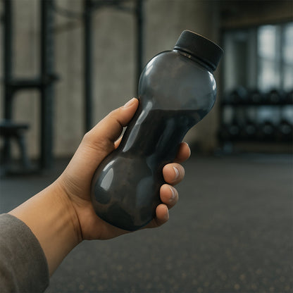 Dumbbell Water Bottle Gym Water Bottle Use For School , Gym , Office Use (550 ml) signaturekarts