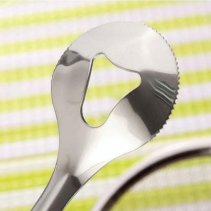 2In1 Stainless Steel Filter Spoon with Clip Food Kitchen Oil-Frying Multi-Functional Signature Kart