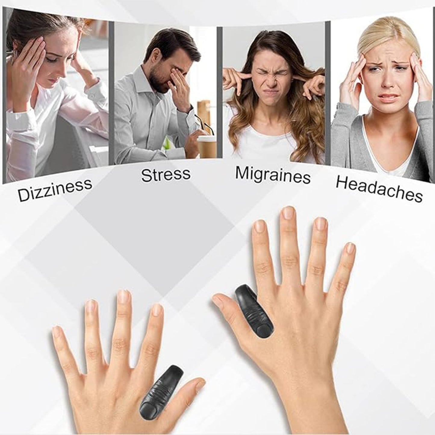 Heavy Duty Plastic Sugar Control LI4 Acupressure Point Clip (1 PC / With Color Box) Signature kart
