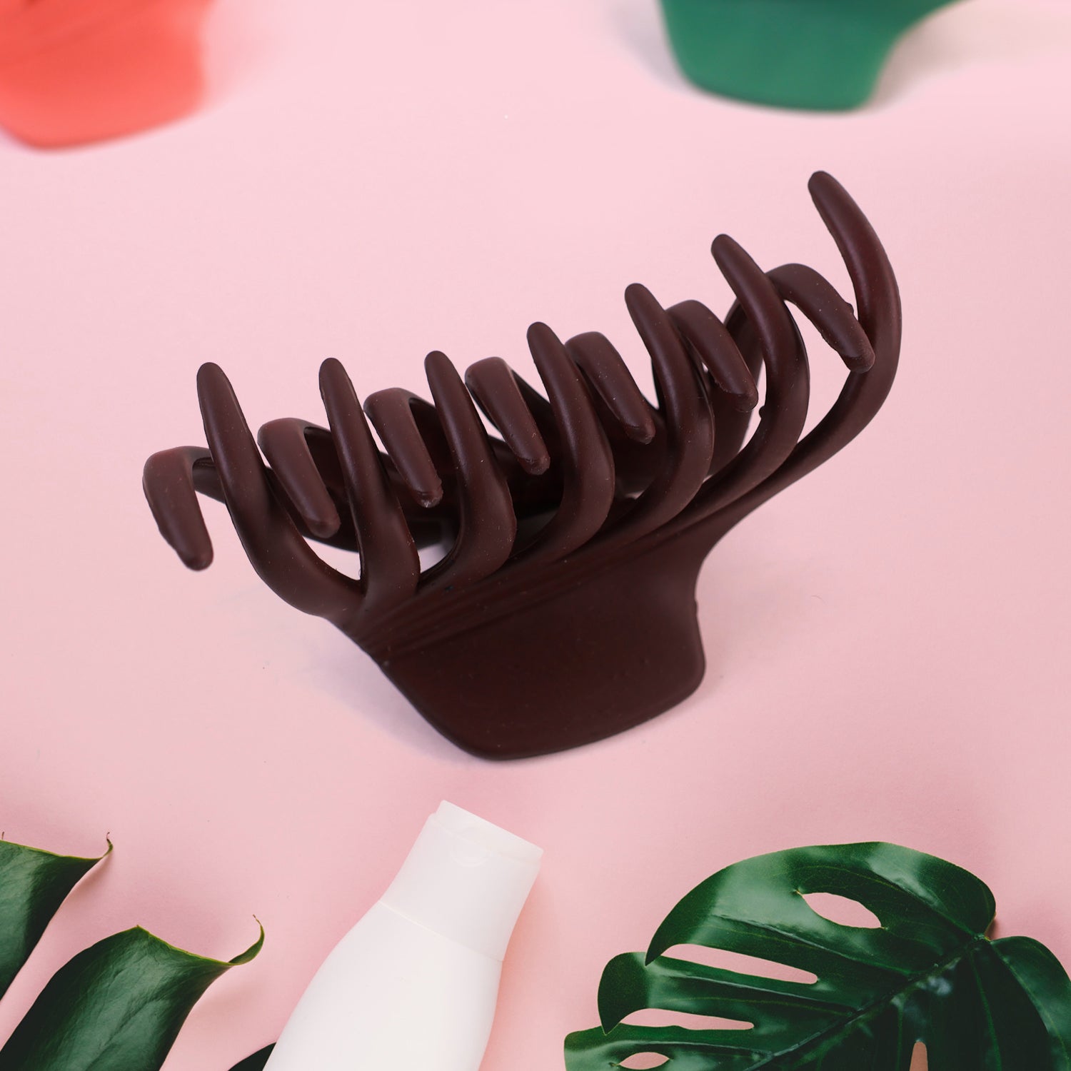 Plastic Hair Clamp Grip, Simple Matte Hair Barrette Clamp (1 Pc) Signature kart