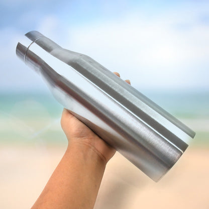 Stainless Steel Double Wall Vacuum-Insulated Drink Water Bottle (1000 ML Approx) Signature kart