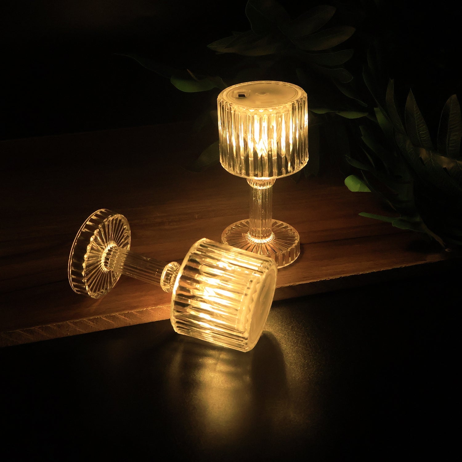 Set of 24 LED Crystal-Effect Table Lamps signaturekarts