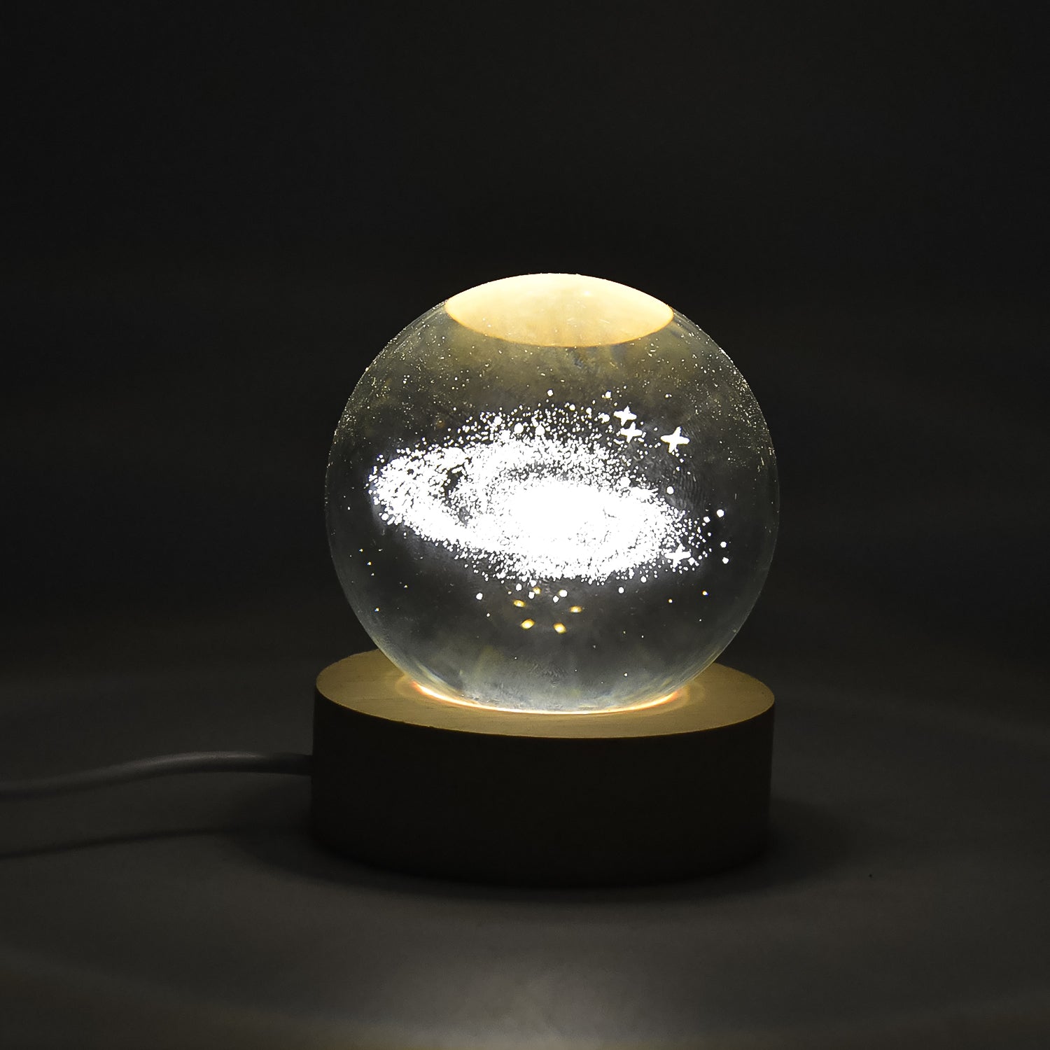 3D Crystal Ball lamps With Base (1 Pc) Signature kart