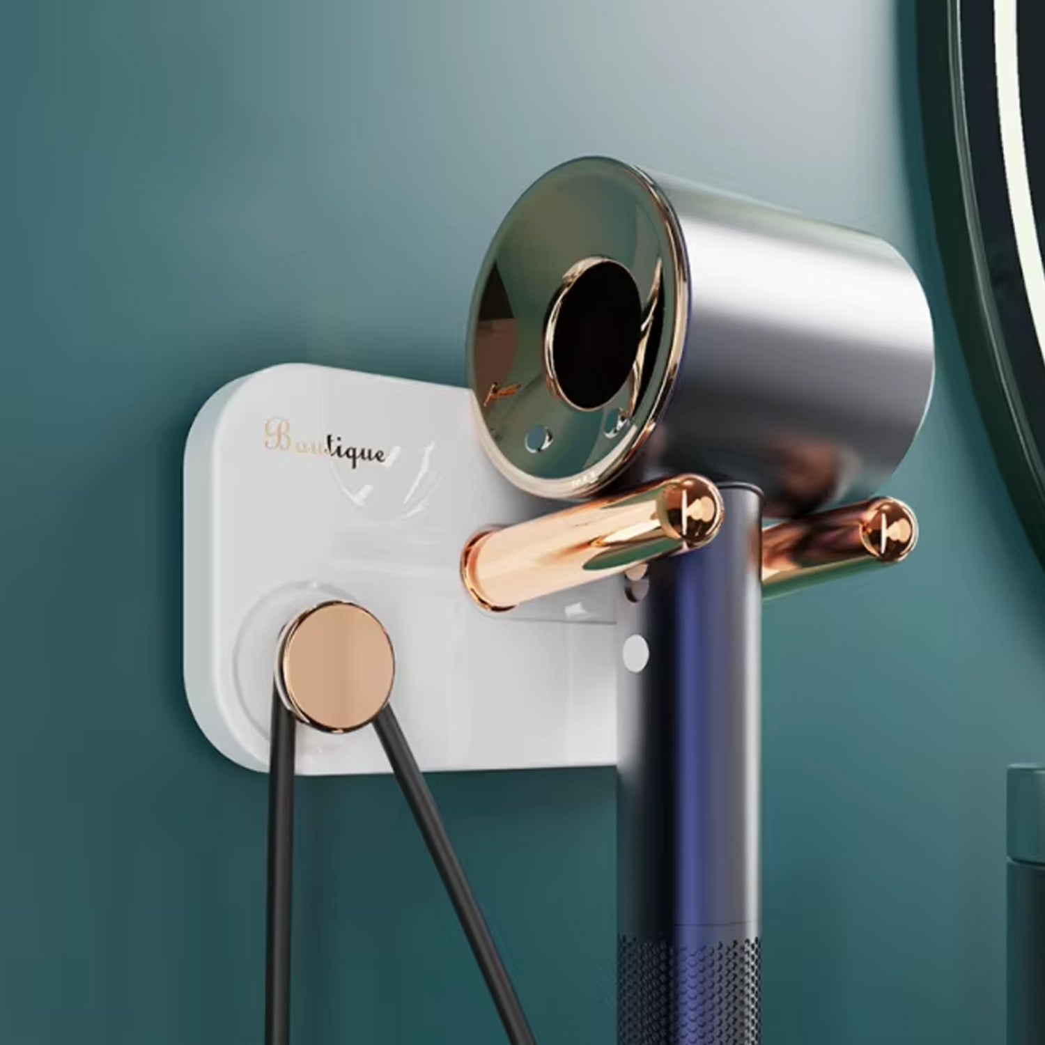 Hair Dryer Wall Mount, Self Adhesive Hair Dryer Holder (1 Pc) Signaturekarts