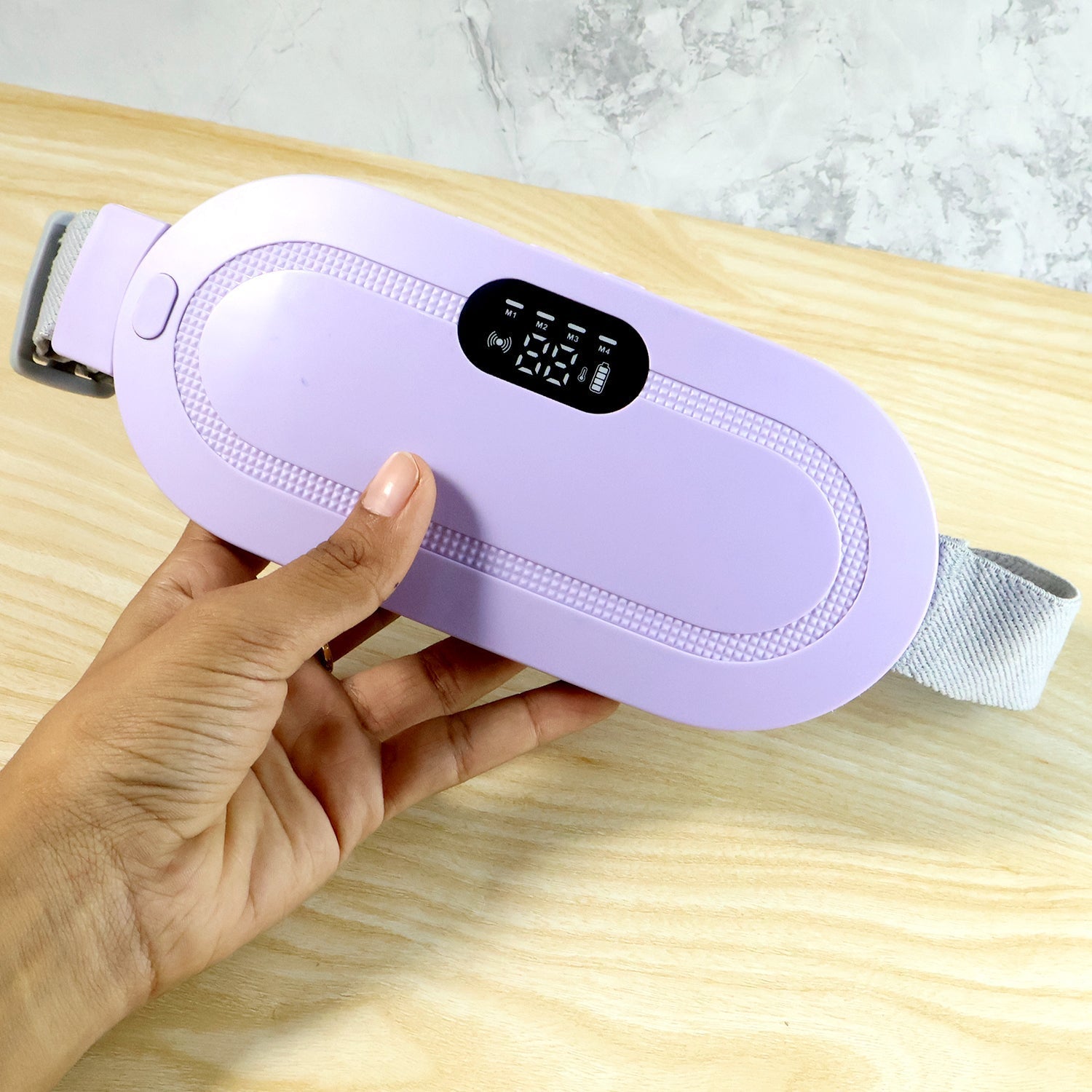 Rechargeable Smart Warm Palace Belt, Period Massager (1 Pc) signaturekarts
