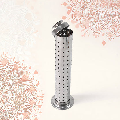 Stainless Steel Agarbatti Stand for Puja (1 Pc) Signature kart
