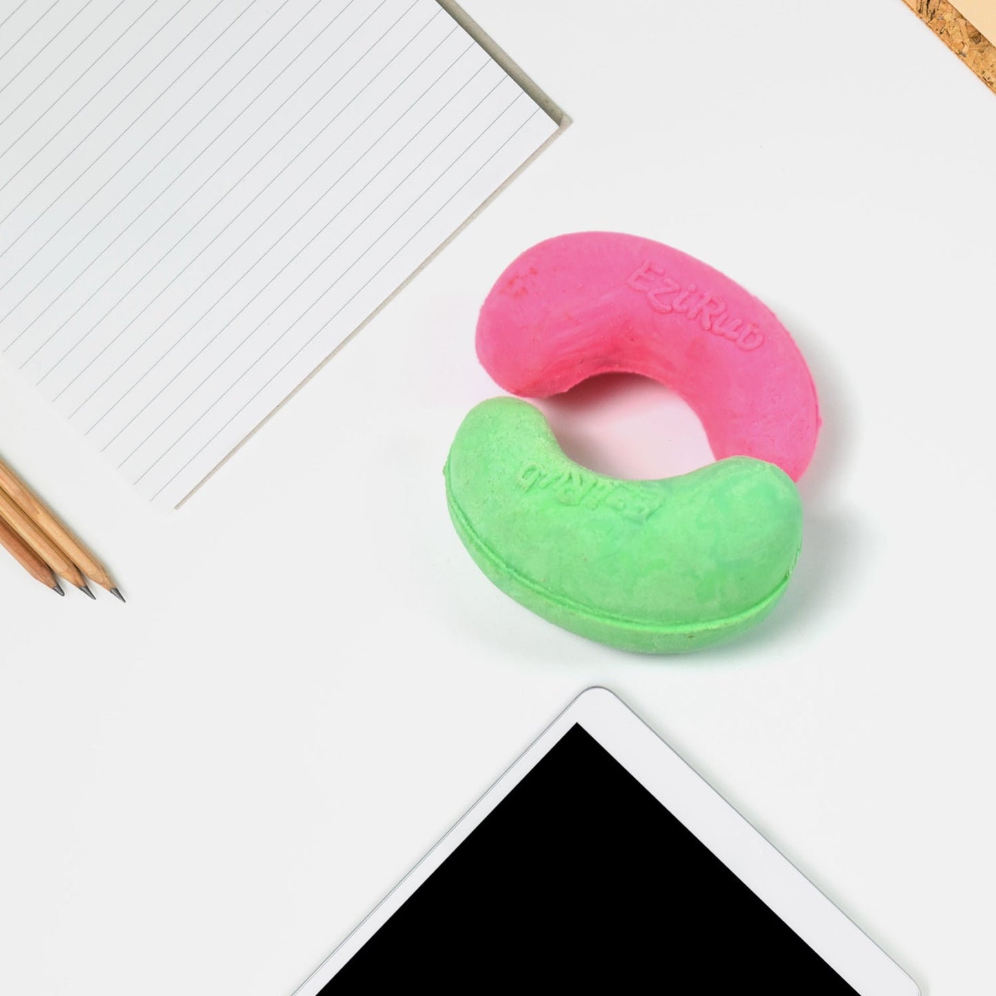 Cashew Nut Eraser Rubber Erasers (1 Pc / Mix Colour & Design) Signaturekarts