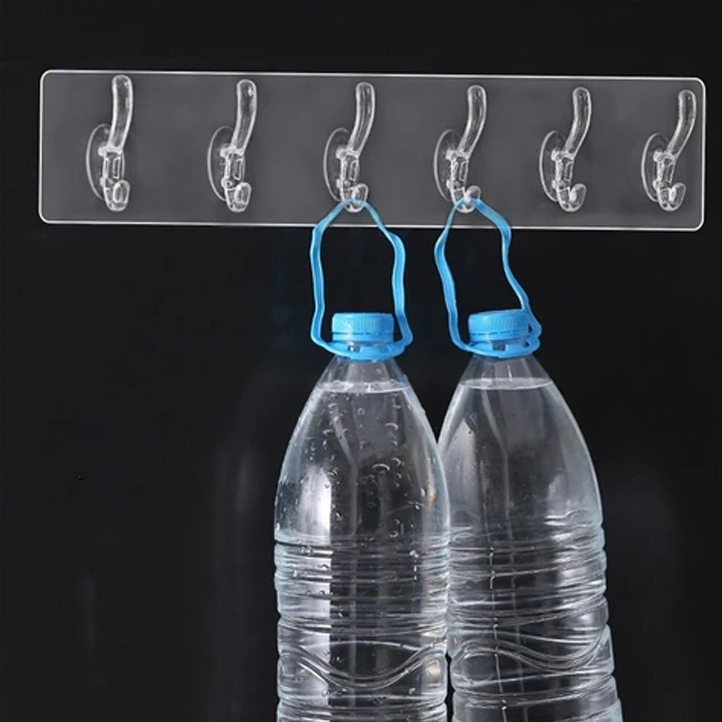 Adhesive Golden &  Transparent Heavy Duty Wall Hook Signaturekarts