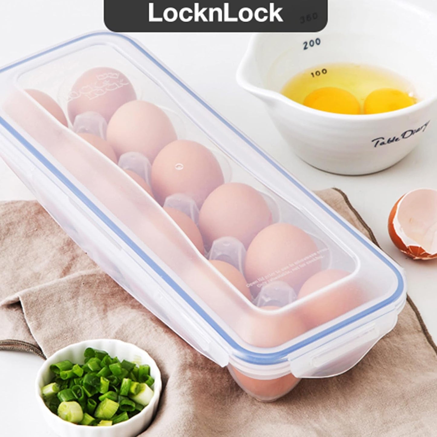 Lock-Clip Refrigerator Egg Storage Box - (1 Pc) signaturekarts