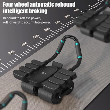 Automatic Rebound Abdominal Wheel with 8 Elbow Supports (1 Pc) Signaturekarts