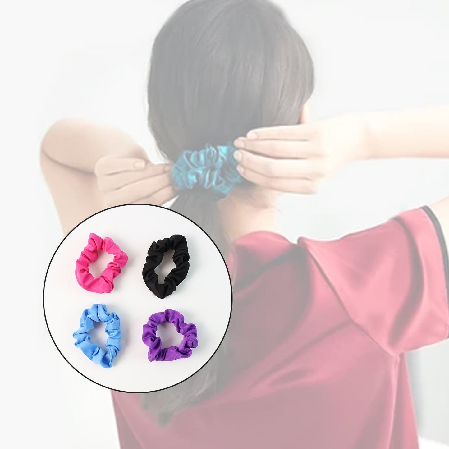Soft Elastic Hair Scrunchies - (Set) signaturekarts