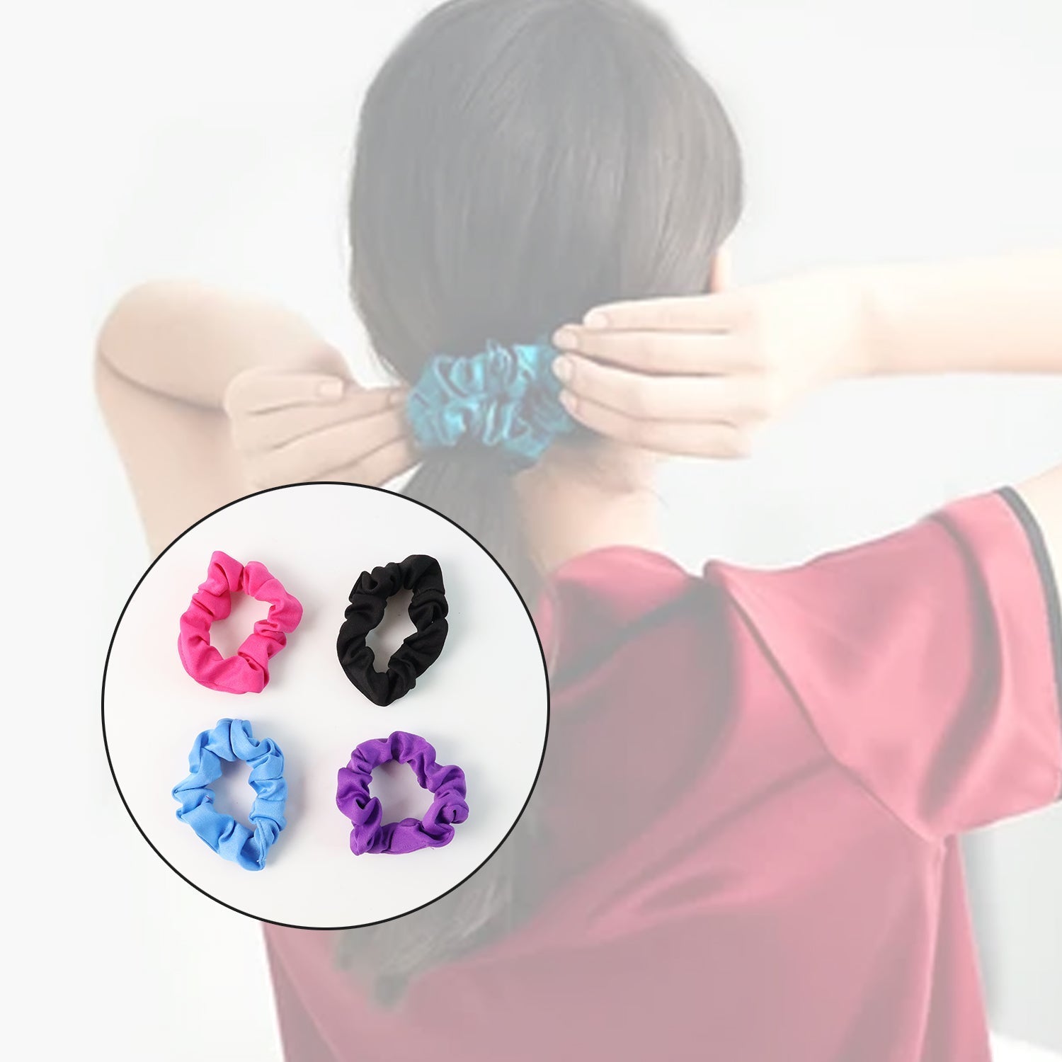 Soft Elastic Hair Scrunchies - (Set) signaturekarts