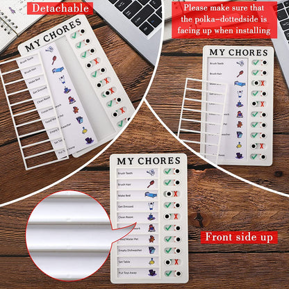 Portable Chores Note Board – Home Management Planning Memo Board (20×12 cm) Your Brand