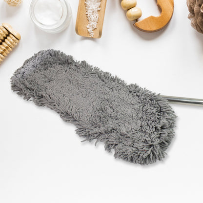 Wet and Dry Cotton Pad Floor Mop with Long Aluminium Handle (1 Pc / Large) Signaturekarts