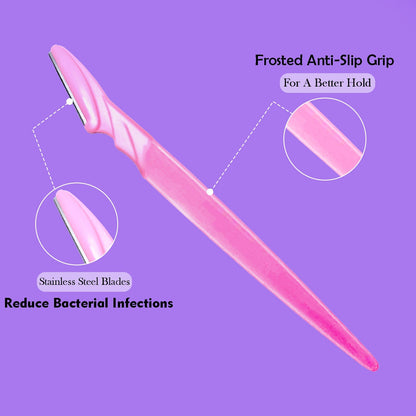 Eyebrow Painless Facial Hair Remover Razor for Face, Women and Men (3 Pack) signaturekarts