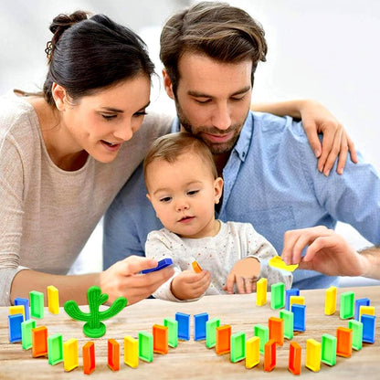 Transparent Funny Train Engine Block Set – 60-Piece Music & Lights signaturekarts