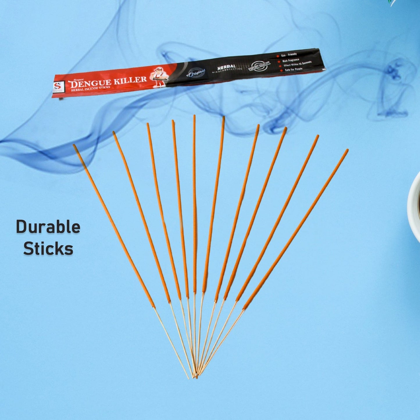 Mosquito Agarbatti Stick Herbal Mosquito (1 Packet / 10 Sticks) (Incense Stick) signaturekarts