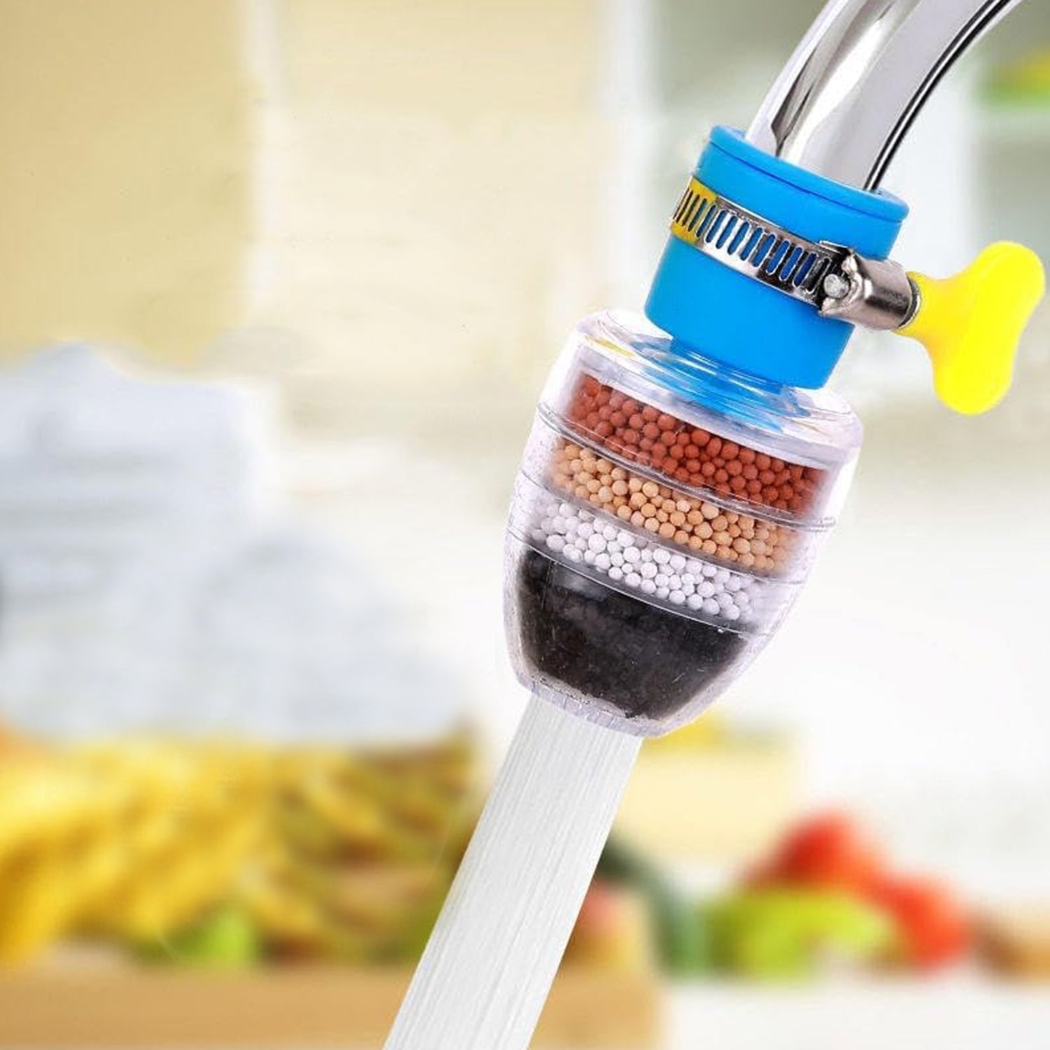 Water Faucet Clean Purifier Filter Cartridge Water Tap  Six Layer Your Brand
