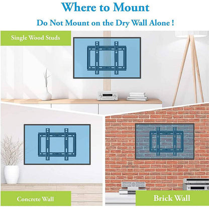 Universal Heavy Duty Adjustable Metal LED LCD TV Wall Mount Bracket Signature Kart