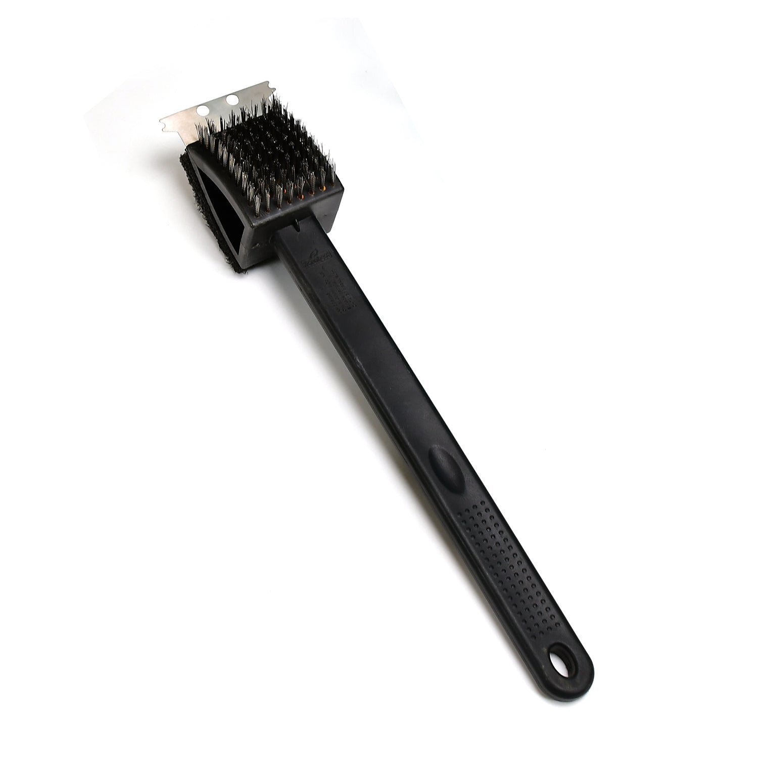 Black 2 Side Use Brush Scarp Cleaning Brush &  Wire Brush for Garage Use signaturekarts