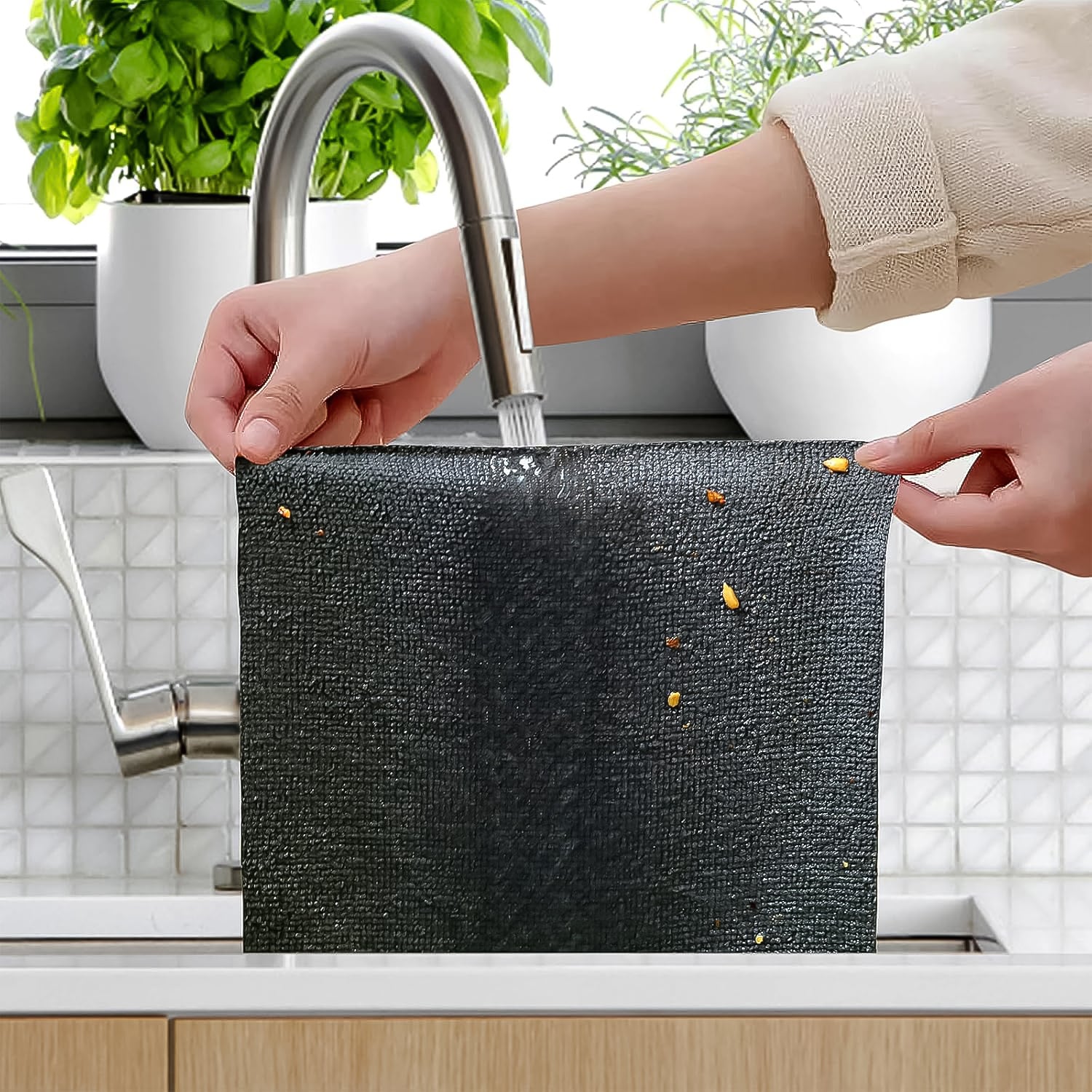 Thickened Magic Wipe Home Kitchen Car Multi-Functional Cleaning Rag (20 Pc) Signature kart