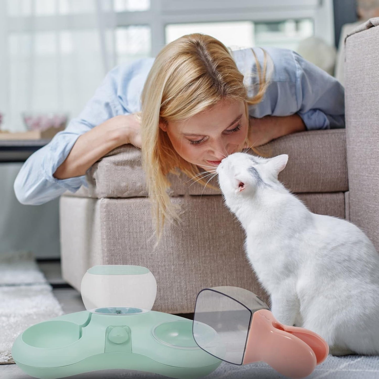 2-in-1 Pet Food Scoop with Bag Clip signaturekarts