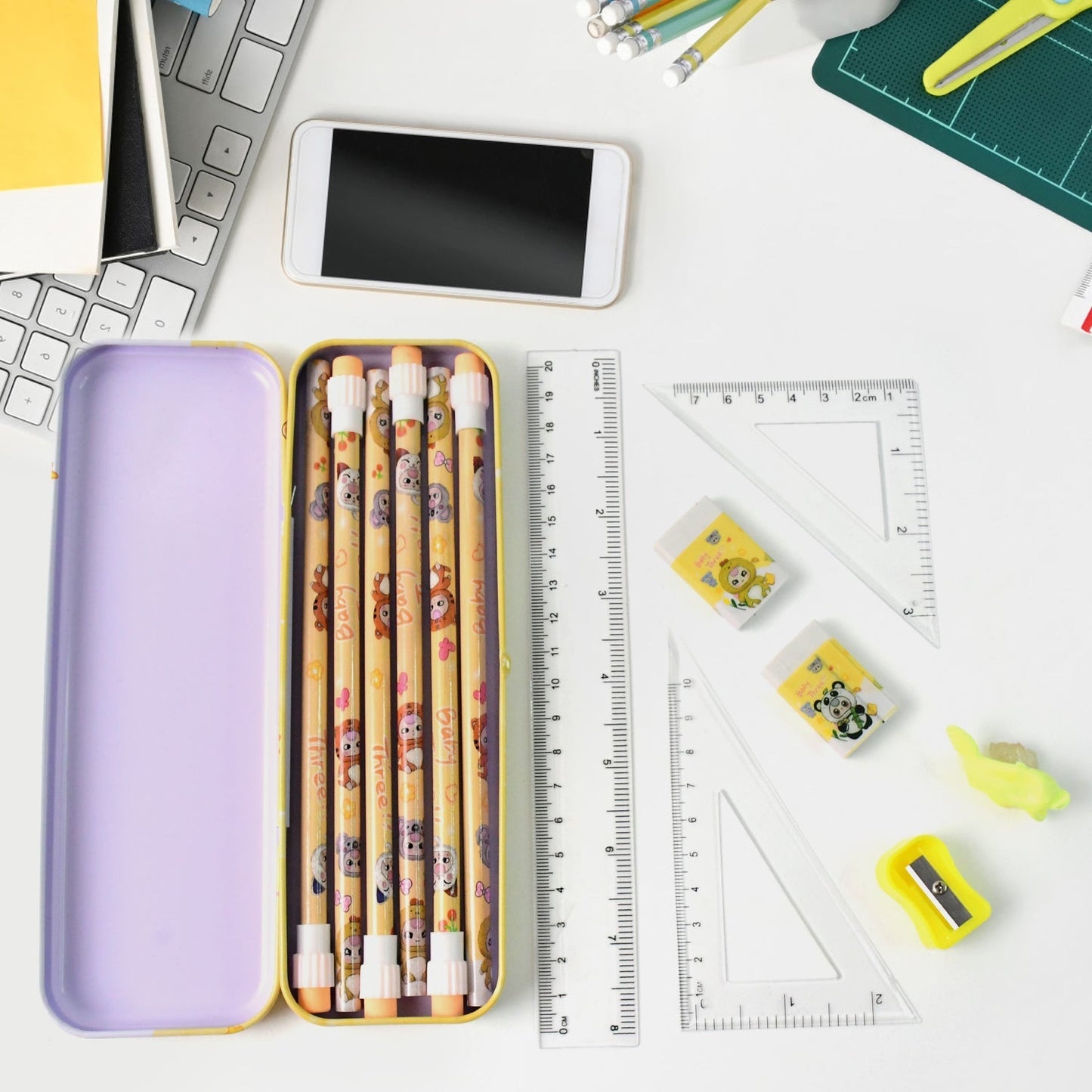 Complete Stationery Geometry Box (1 Set) signaturekarts