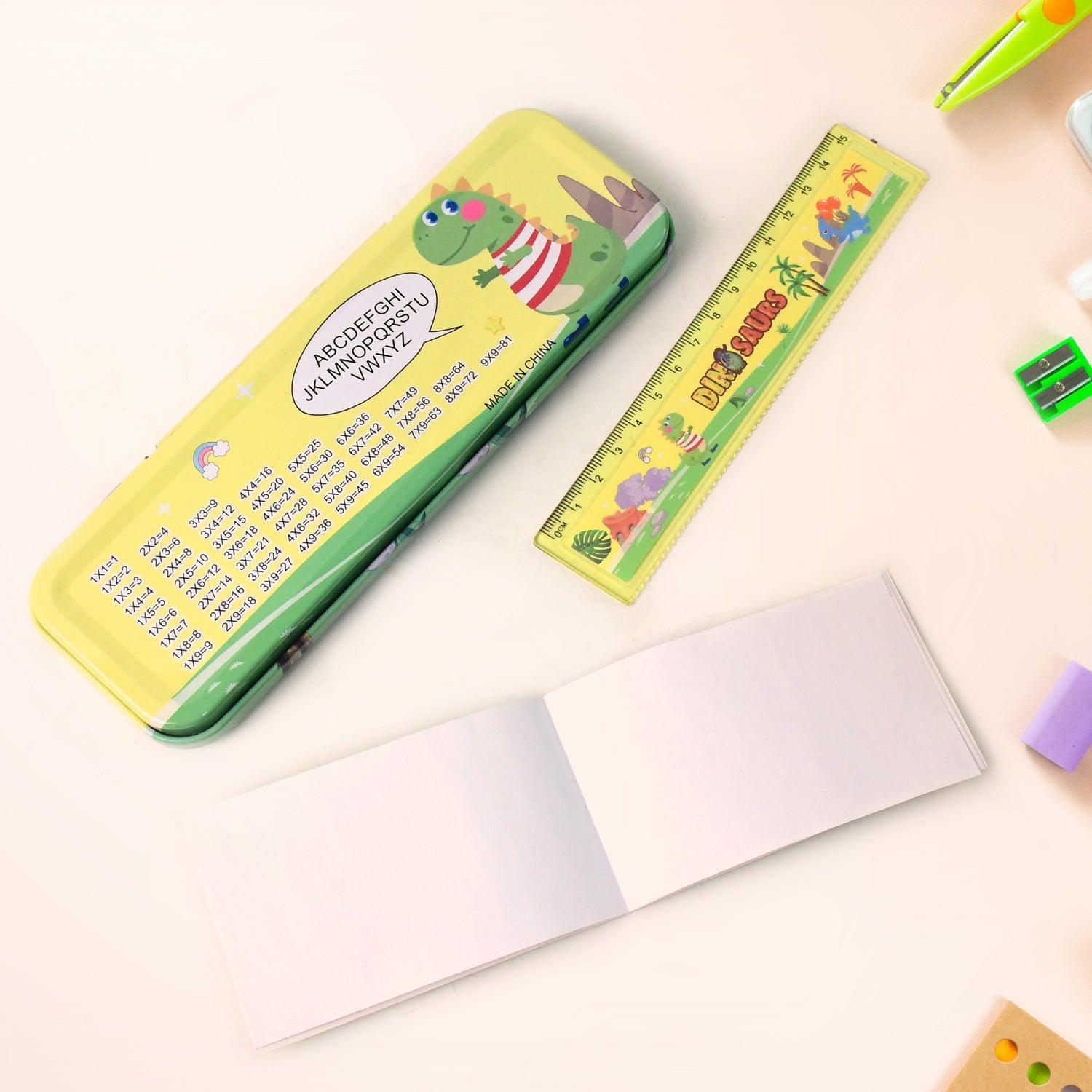 Dinosaur Printed Kids Stationery (Set) signaturekarts