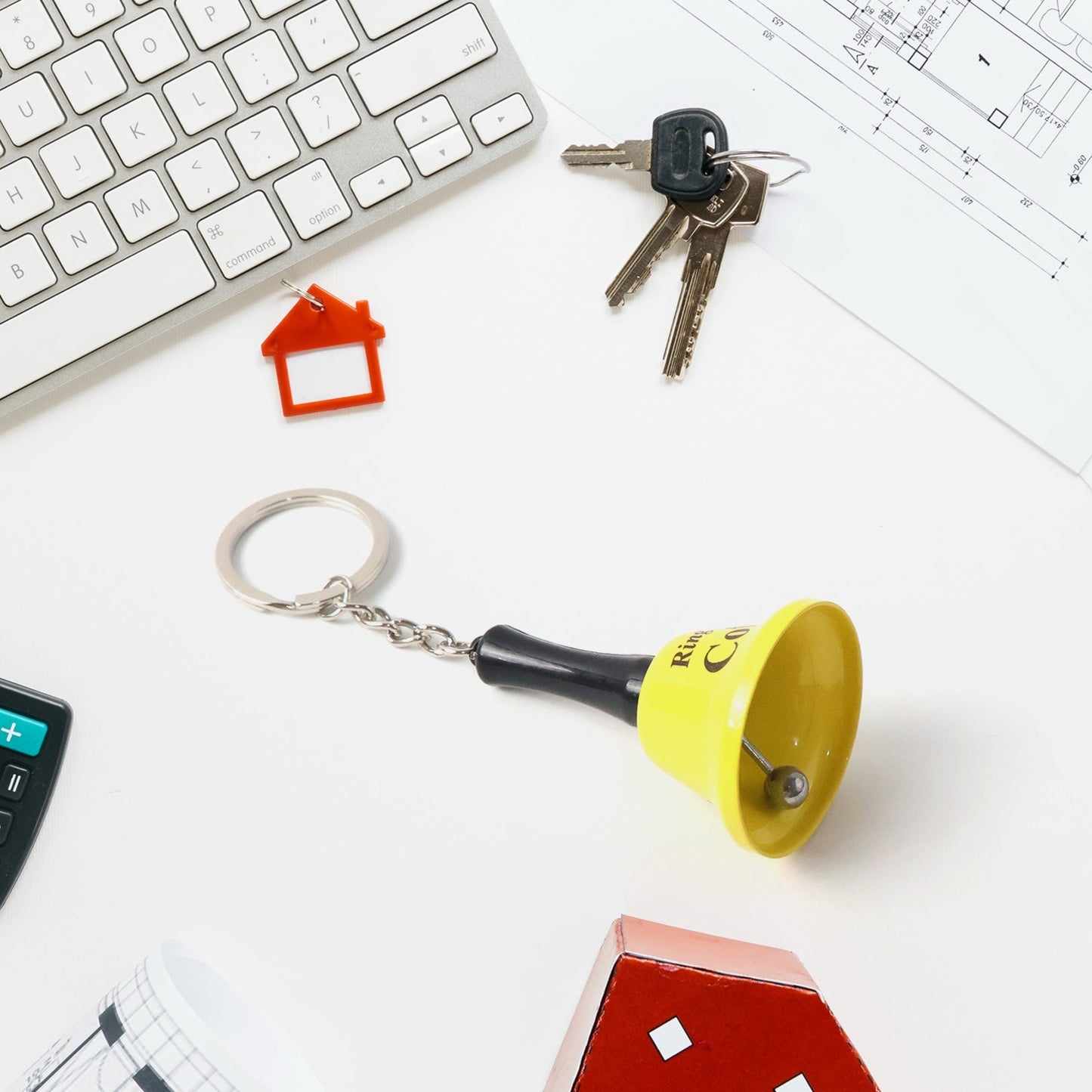 Mini Hand Bell with Keychain (1 Pc) Signature Kart