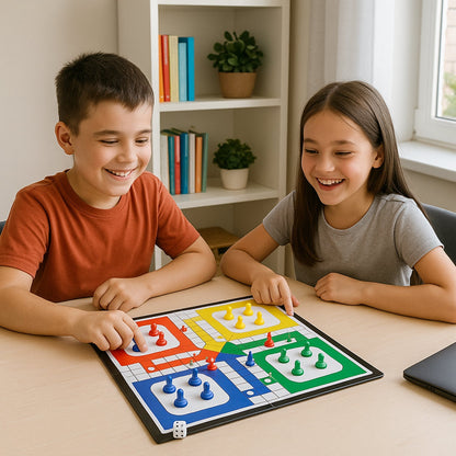 Pocket Ludo Travel Board Game - (1 Set) signaturekarts