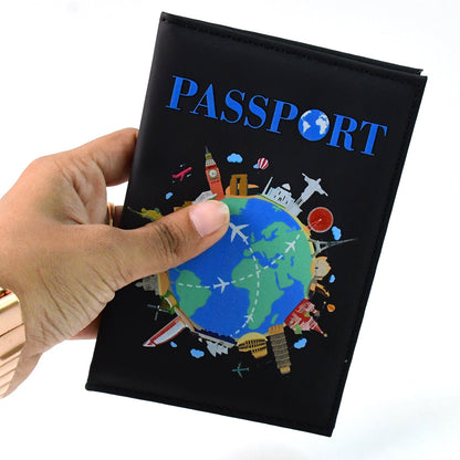 Stylish Printed Passport Holder Cover (1 Pc) signaturekarts