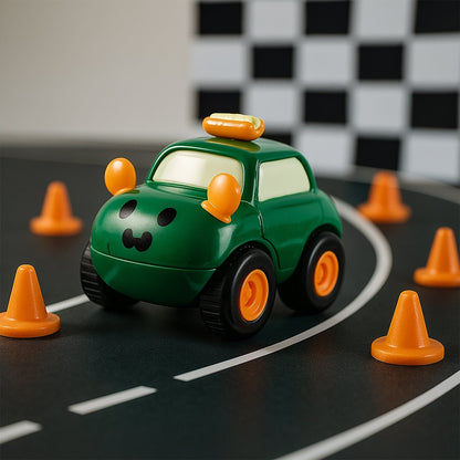 Cartoon Pull-Back Car Toy Set for Kids (12 Pc) signaturekarts