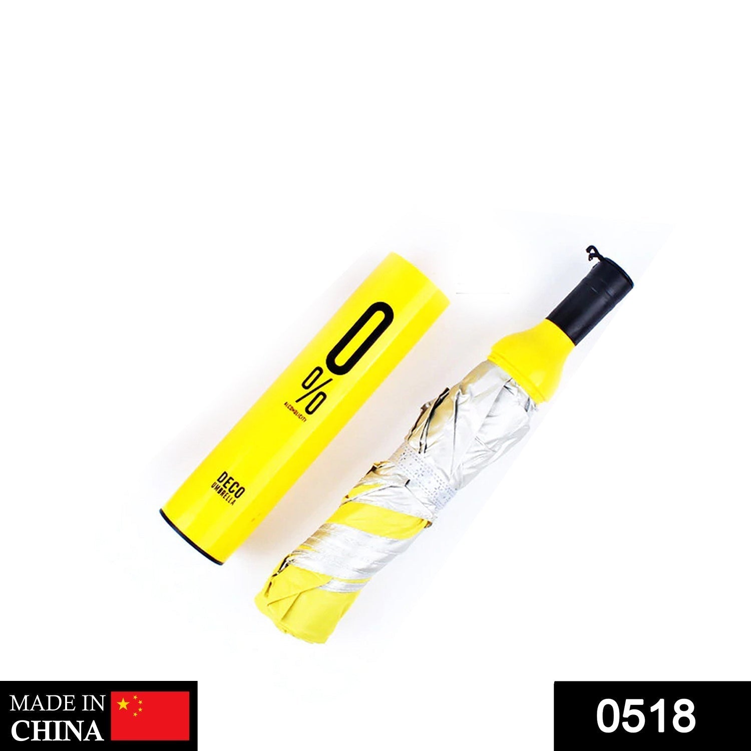 Pocket Folding Wine Bottle Umbrella signaturekarts