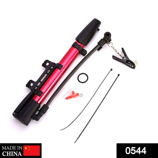 Aluminum Mini Bicycle Air Pump (Multicolor) signaturekarts