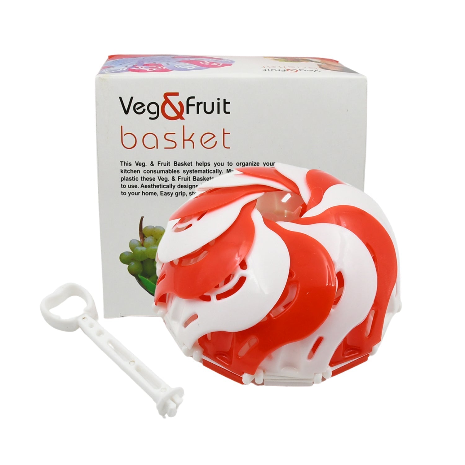 Folding Fruit Basket Hanging Stand – Lotus Shape Tray for Fruits & Vegetables (1 Pc) signaturekarts