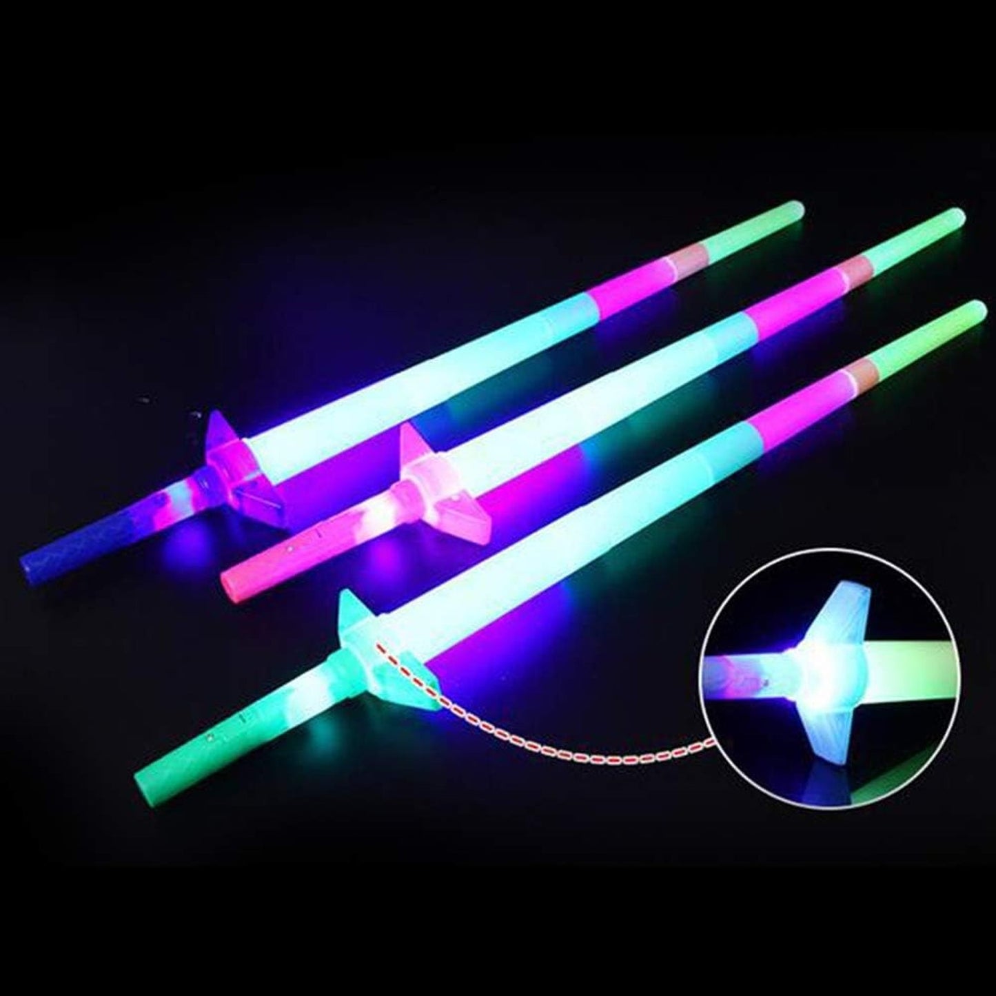 Sword With LED Lights, Glow In The Dark Flashing Sword Signature kart