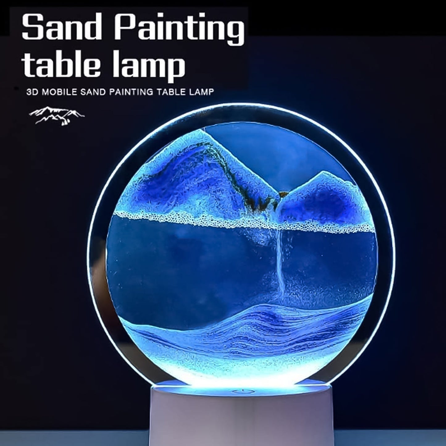 5 Color Light Moving Sand Art Picture (1 Pc) Signaturekarts